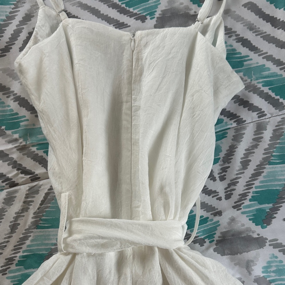 White Ruffled Sundress - Picture 4 of 5